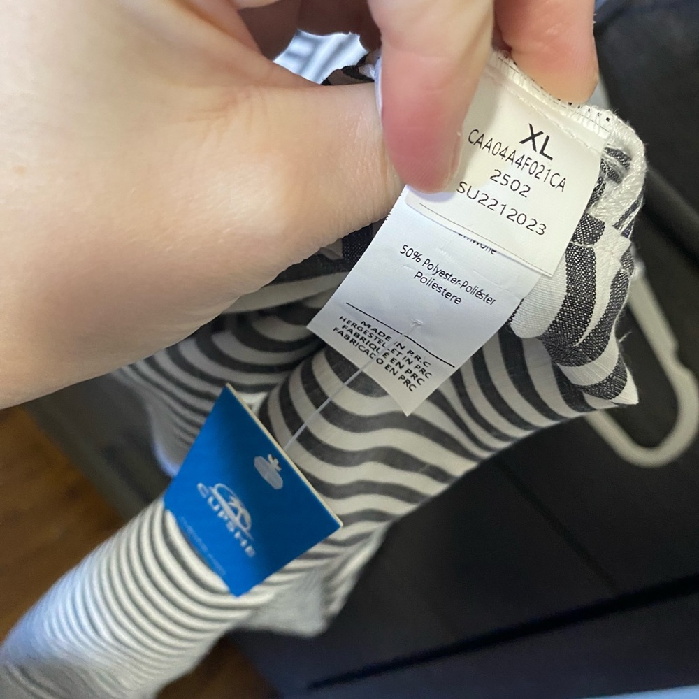 Cupshe Blue and White Striped Blouse - Picture 5 of 6